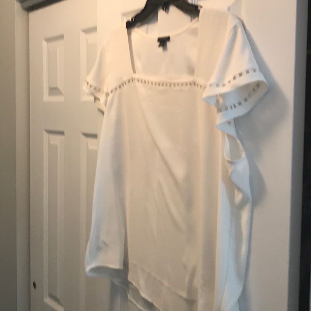 Cream silky Ann Taylor Blouse